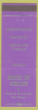 Matchbook Cover - House of Sirloin San Diego CA purple