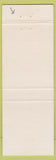 Matchbook Cover - House of Sirloin San Diego CA green