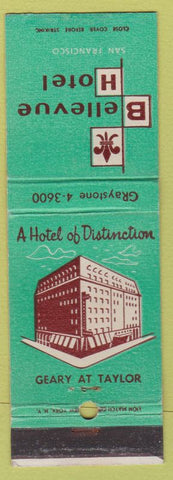 Matchbook Cover - Bellevue Hotel San Francisco CA