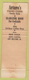 Matchbook Cover - Arturo's San Francisco CA