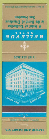 Matchbook Cover - Bellevue Hotel San Francisco CA