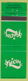 Matchbook Cover - Fat City Bar Cafe San Diego CA