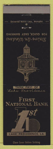 Matchbook Cover - First National Bank Lake Providence LA