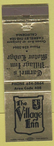 Matchbook Cover - Village Inn Carmel By the Sea CA Motor Lodge