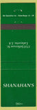 Matchbook Cover - Shanahan's Lafayette CA