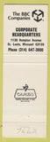 Matchbook Cover - BBC Companies ST louis MO