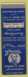 Matchbook Cover - Lincoln Savings Loan Los Angeles CA Abraham