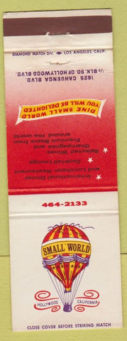 Matchbook Cover - Small World Hollywood CA