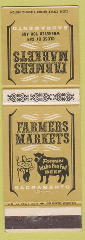 Matchbook Cover - Farmers Market Sacramento CA