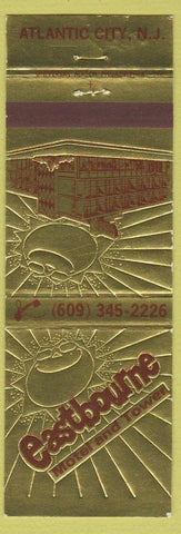 Matchbook Cover - Eastbourne Motel Tower Atlantic City NJ
