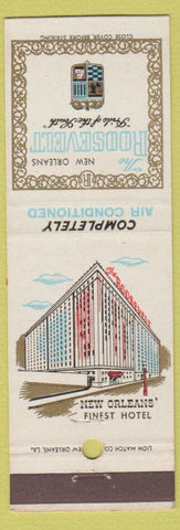 Matchbook Cover - Roosevelt Hotel New Orleans LA