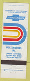 Matchbook Cover - Holz Chevrolet Hales Corners WI