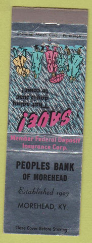Matchbook Cover - Peoples Bank of Morehead KY
