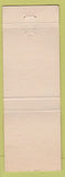 Matchbook Cover - Sonoma Joe's Casa Montero Petaluma? CA