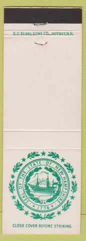 Matchbook Cover - Seal of State of New Hampshire NH