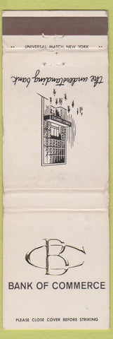 Matchbook Cover - Bank of Commerce WORN