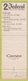 Matchbook Cover - 2nd Federal Savings Loan Assoc Monroeville Penn Hills