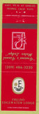 Matchbook Cover - Fresno Edgewater Lodge CA