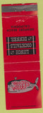 Matchbook Cover - Woddys Wharf Newport Beach CA
