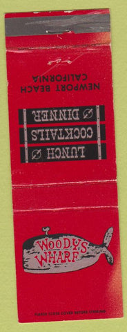 Matchbook Cover - Woddys Wharf Newport Beach CA