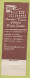 Matchbook Cover - Ponderosa La Mesa CA
