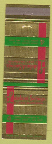Matchbook Cover - Lakeland Savings Loan Morris County NJ