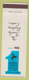 Matchbook Cover - 1st National Bank of Wyoming WY WEAR