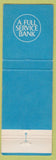 Matchbook Cover - 1st National Bank of Wyoming WY WEAR