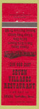 Matchbook Cover - Seven Villages Restaurant Amana IA