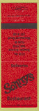 Matchbook Cover - Sonny's Restaurant Wauwatosa  WI