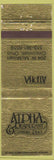 Matchbook Cover - Alpha Restaurant Cincinnati OH