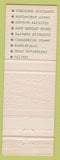 Matchbook Cover - American State Bank Lubbock TX
