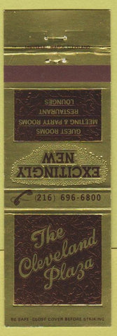 Matchbook Cover - Cleveland Plaza OH?