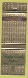 Matchbook Cover - Clayton County Federal Savings Loan Morrow Riverdale Jonesboro