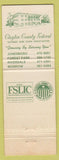 Matchbook Cover - Clayton County Federal Savings Loan Morrow Riverdale Jonesboro