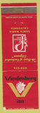 Matchbook Cover - Vandenberg Inn Santa Maria CA