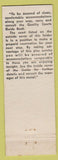 Matchbook Cover - Frestler's Motel Lakeland FL