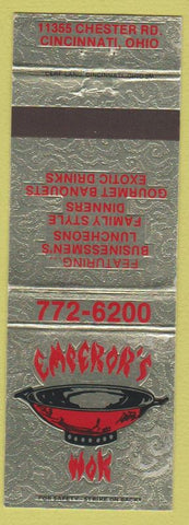 Matchbook Cover - Emperor's Wok Cincinnati OH