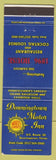Matchbook Cover - Downingtown Motor Inn PA