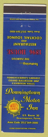 Matchbook Cover - Downingtown Motor Inn PA