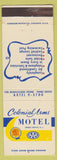 Matchbook Cover - Colonial Arms Motel Penns Grove NJ