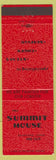 Matchbook Cover - Summit Hosue Branford CT