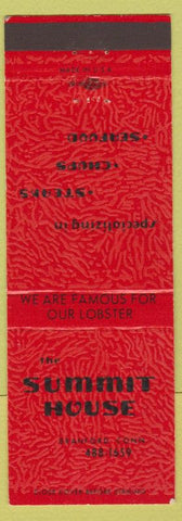 Matchbook Cover - Summit Hosue Branford CT