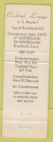 Matchbook Cover - Summit Hosue Branford CT