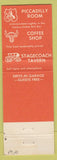 Matchbook Cover - Pickwick Hotel San Diego CA