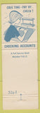 Matchbook Cover - Manistique MI Savings Bank
