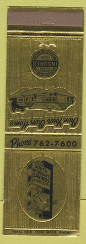 Matchbook Cover - South Milwaukee Savings Loan WI