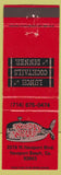 Matchbook Cover - Woodys Wharf Newport Beach CA