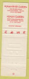 Matchbook Cover - Hunan River Garden Restaurant San Antonio TX WEAR
