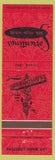 Matchbook Cover - Sorrentino's Seafood restaurant Toluca Lake CA Burbank